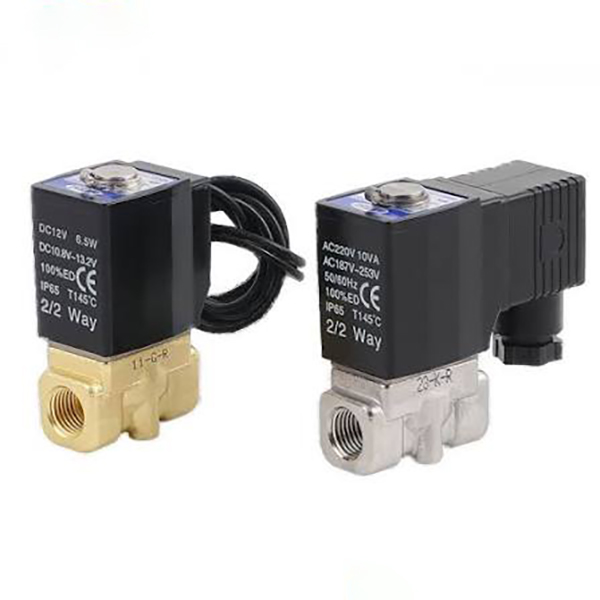 2S စီးရီး 2/2 Way Fluid Solenoid Valve (တိုက်ရိုက်လုပ်ဆောင်ခြင်း + လေယာဉ်မှူးလုပ်ဆောင်သည်)