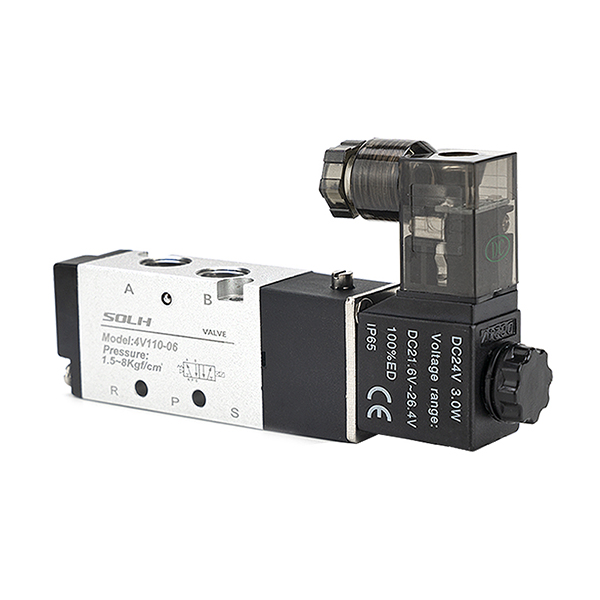 4V စီးရီး Solenoid Valve |5 / 2 Way 5 / 3 Way