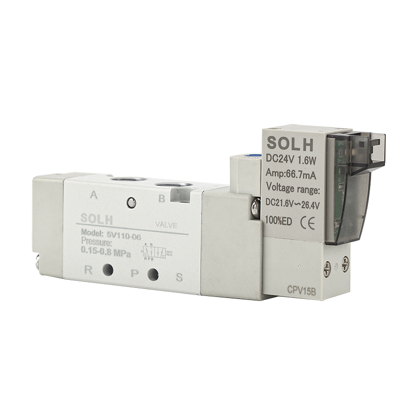 5V စီးရီး Solenoid Valve | 5/2 & 5/3 လမ်း