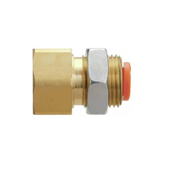 KQ2E စီးရီး Bulkhead Union Push-in Fitting