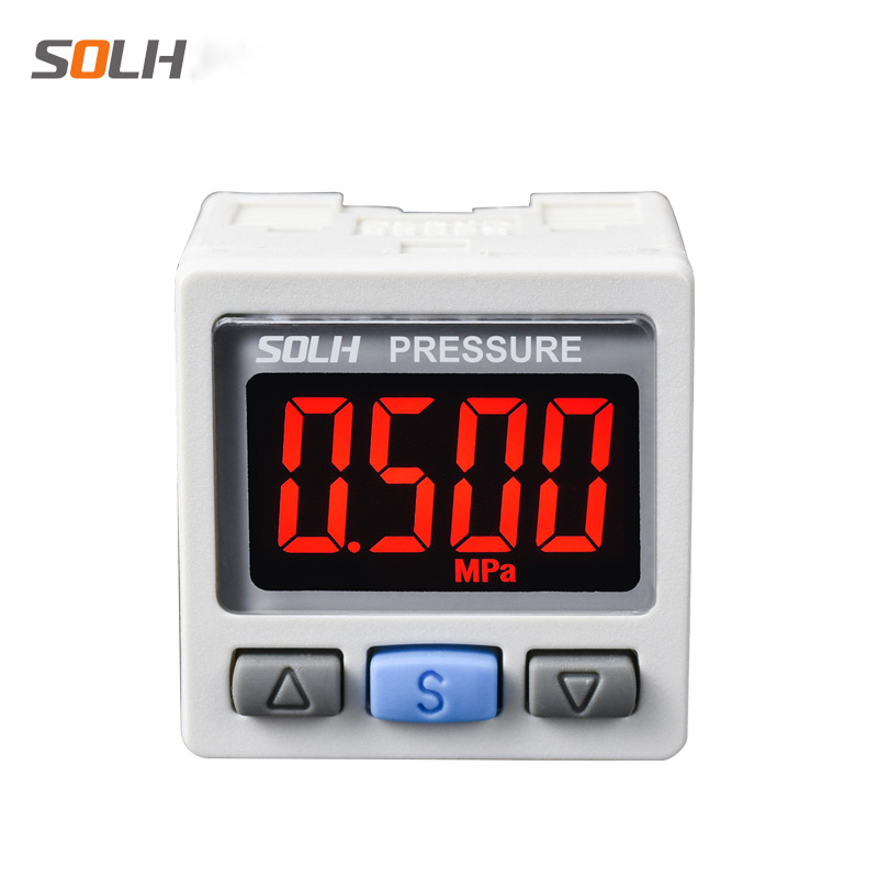 ZSE30A(F) / ISE30A မြင့်မားသော တိကျမှုရှိသော နှစ်ရောင်-ဒစ်ဂျစ်တယ်ဖိအားခလုတ်